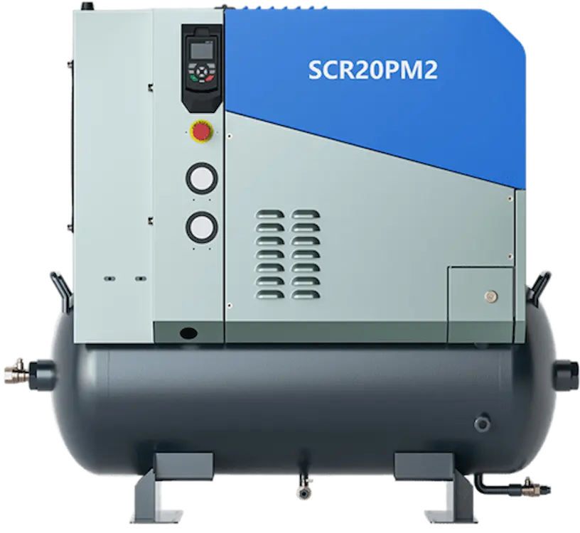 PM2 series permanent magnet motor screw compressor