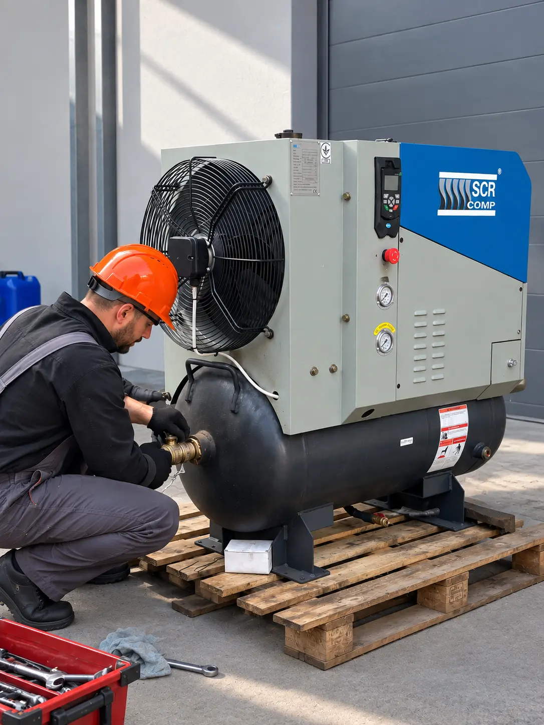 Compressor equipment repair – collage 2